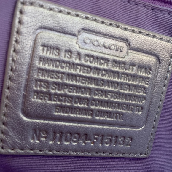 Coach Light Khaki Zip Satchel - Picture 8 of 11